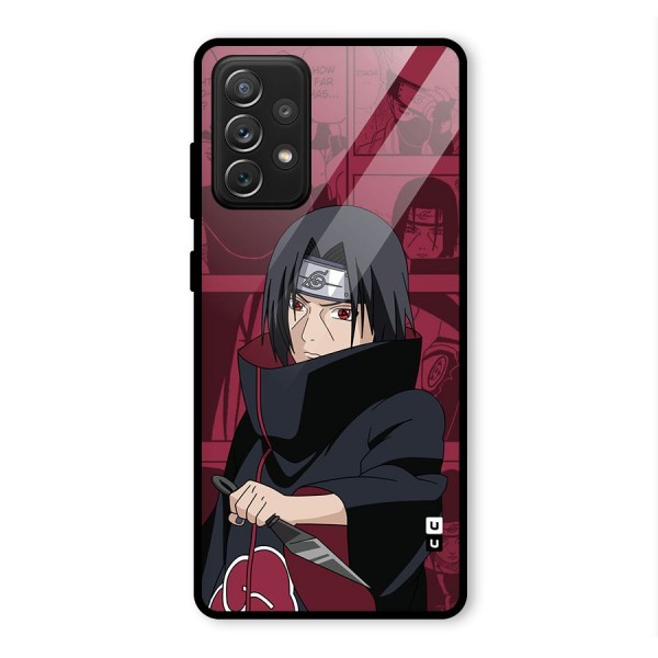 Mang Itachi Glass Back Case for Galaxy A72