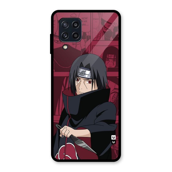 Mang Itachi Glass Back Case for Galaxy M32