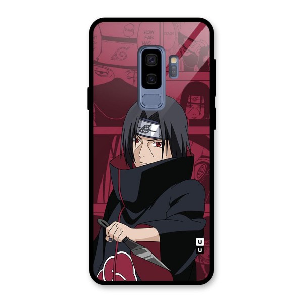 Mang Itachi Glass Back Case for Galaxy S9 Plus