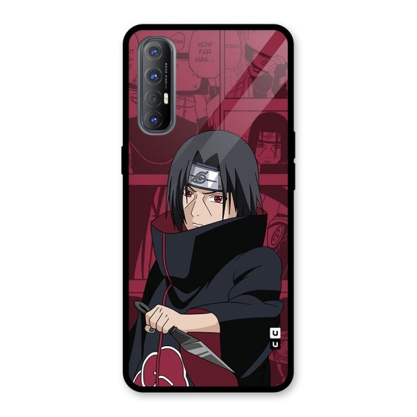 Mang Itachi Glass Back Case for Oppo Reno3 Pro