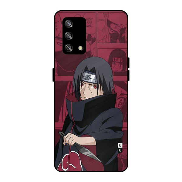 Mang Itachi Metal Back Case for Oppo F19s