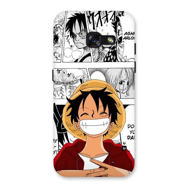 Manga Style Luffy Back Case for Galaxy A3 (2017)