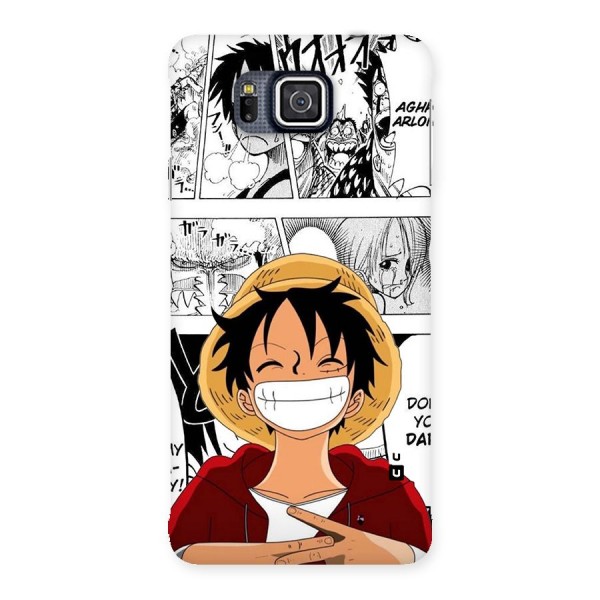 Manga Style Luffy Back Case for Galaxy Alpha