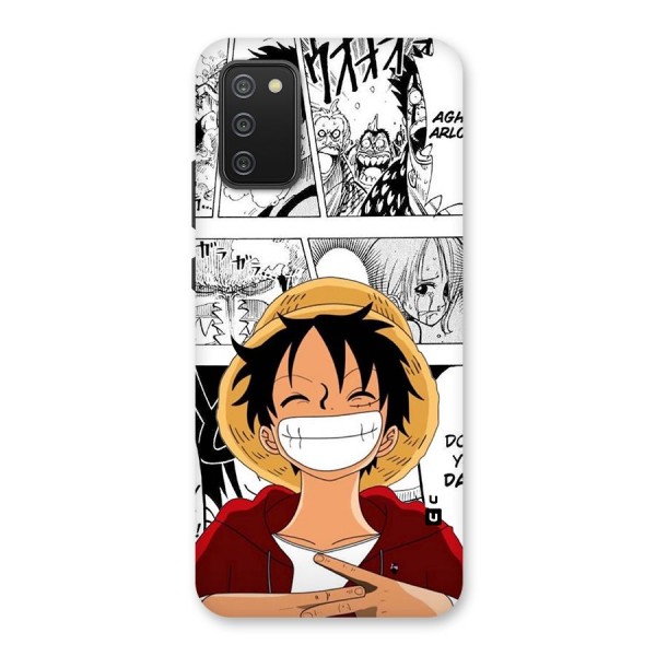 Manga Style Luffy Back Case for Galaxy M02s