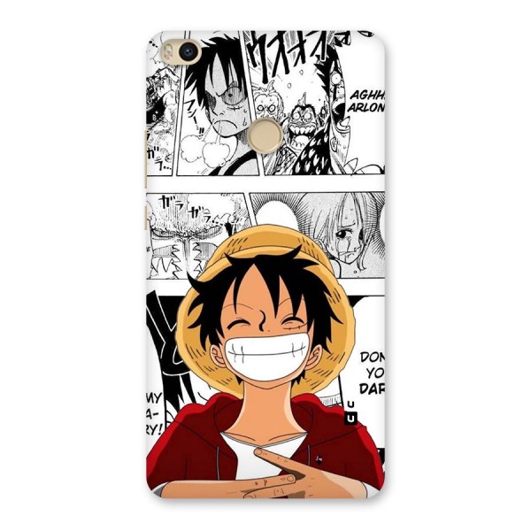 Manga Style Luffy Back Case for Mi Max 2