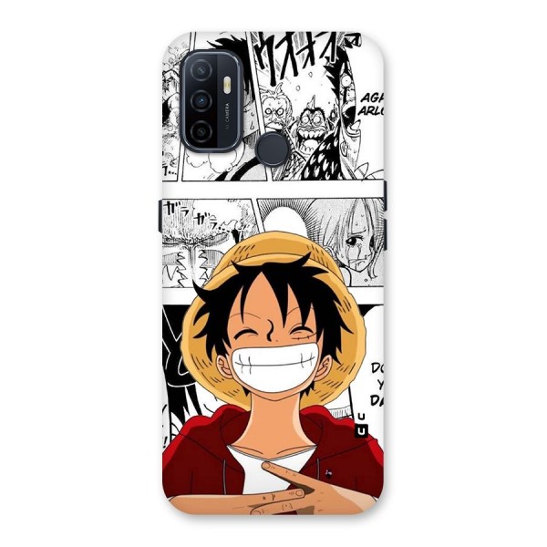 Manga Style Luffy Back Case for Oppo A32