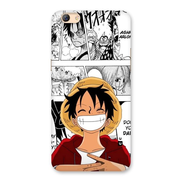 Manga Style Luffy Back Case for Oppo F3 Plus