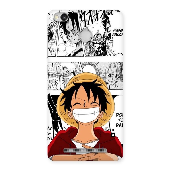 Manga Style Luffy Back Case for Redmi 3S Prime