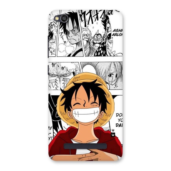Manga Style Luffy Back Case for Redmi 4A