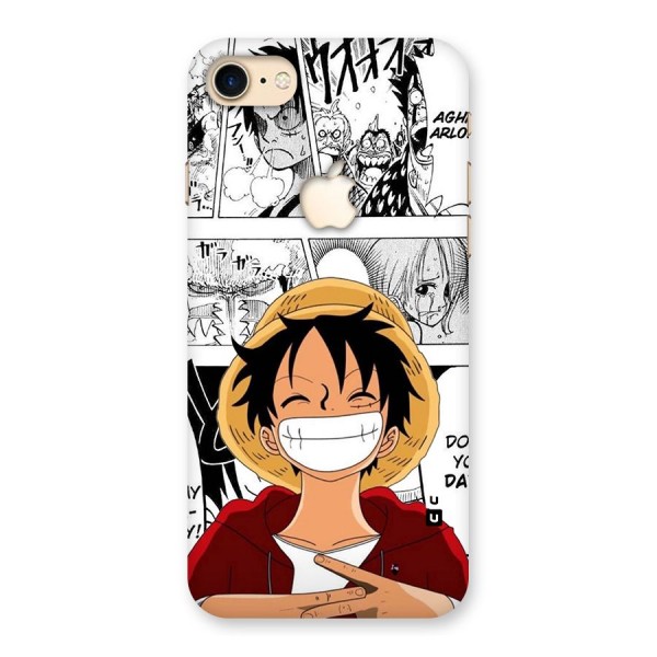 Manga Style Luffy Back Case for iPhone 7 Apple Cut