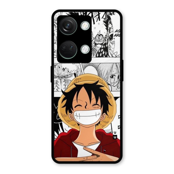 Manga Style Luffy Metal Back Case for OnePlus Nord 3