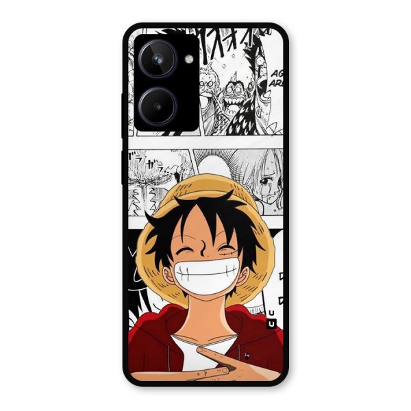 Manga Style Luffy Metal Back Case for Realme 10
