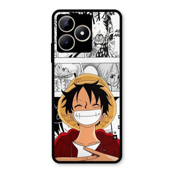 Manga Style Luffy Metal Back Case for Realme C53