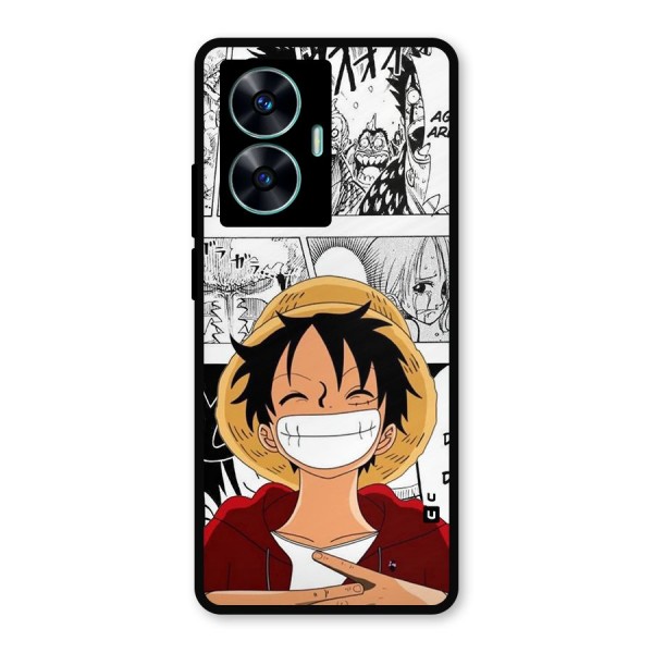 Manga Style Luffy Metal Back Case for Realme C55