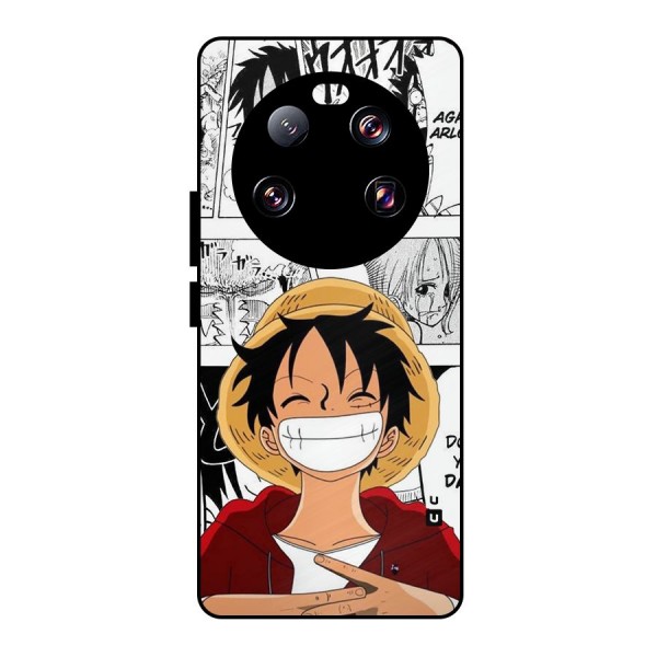 Manga Style Luffy Metal Back Case for Xiaomi 13 Ultra