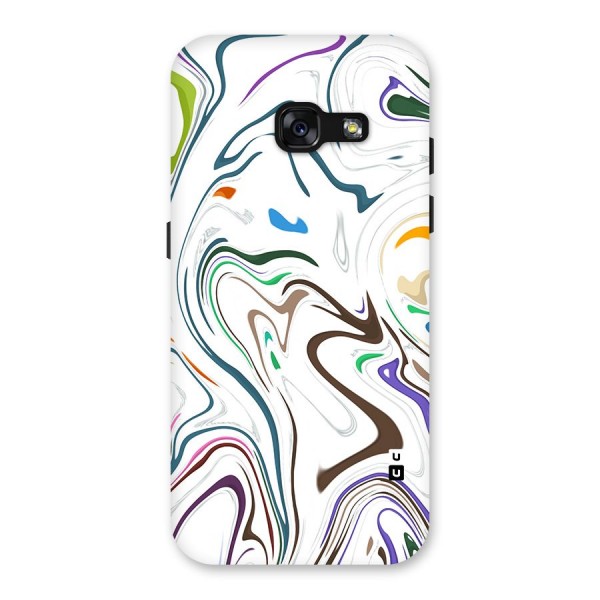 Marbled Printed Art Back Case for Galaxy A3 (2017)