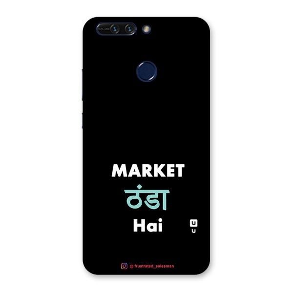 Market Thanda Hai Black Back Case for Honor 8 Pro