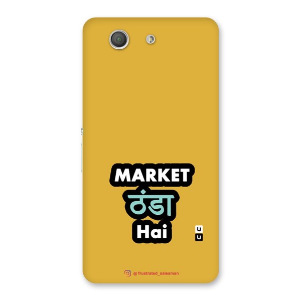 Market Thanda Hai Mustard Yellow Back Case for Xperia Z3 Compact