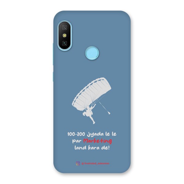 Marketing Land Kara De SteelBlue Back Case for Redmi 6 Pro