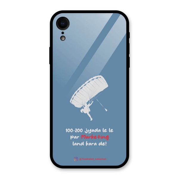 Marketing Land Kara De SteelBlue Glass Back Case for iPhone XR