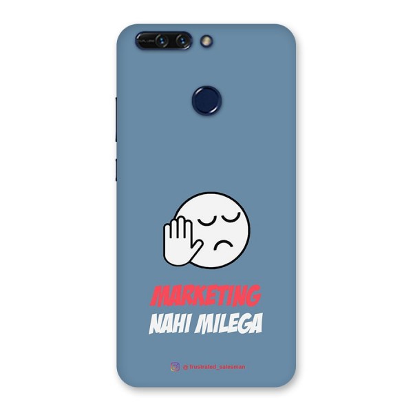 Marketing Nahi Milega SteelBlue Back Case for Honor 8 Pro