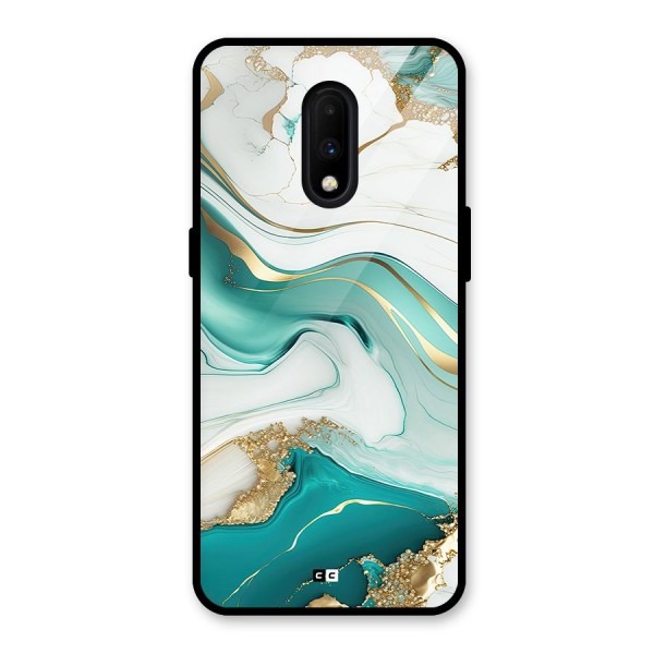 Marvelous Marble Glass Back Case for OnePlus 7