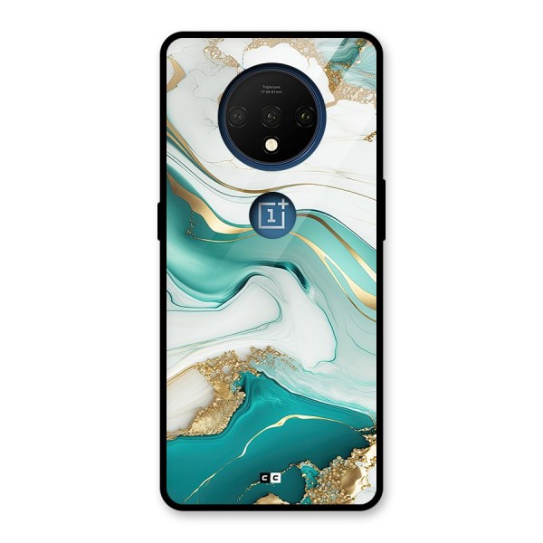 Marvelous Marble Glass Back Case for OnePlus 7T