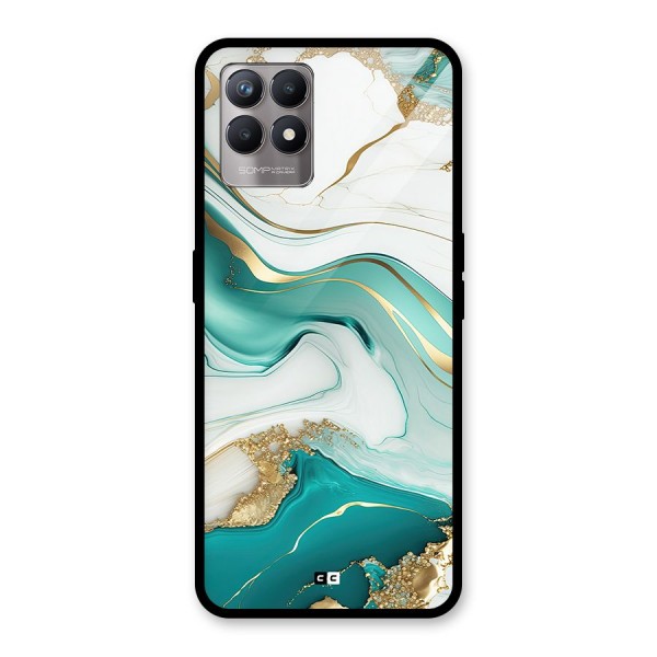 Marvelous Marble Glass Back Case for Realme Narzo 50