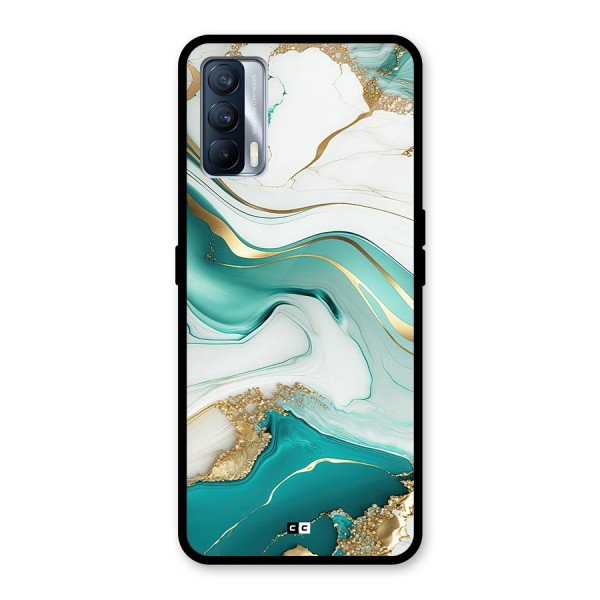 Marvelous Marble Glass Back Case for Realme X7