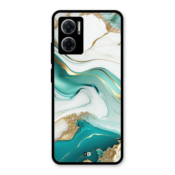 Marvelous Marble Glass Back Case for Redmi 11 Prime 5G