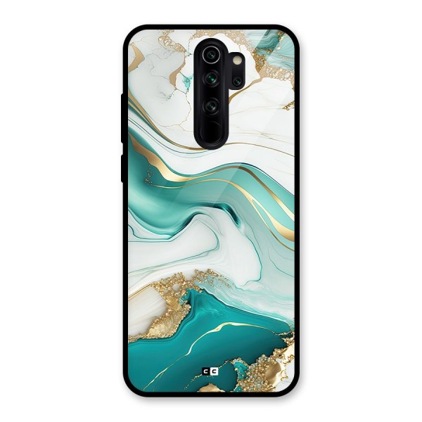 Marvelous Marble Glass Back Case for Redmi Note 8 Pro
