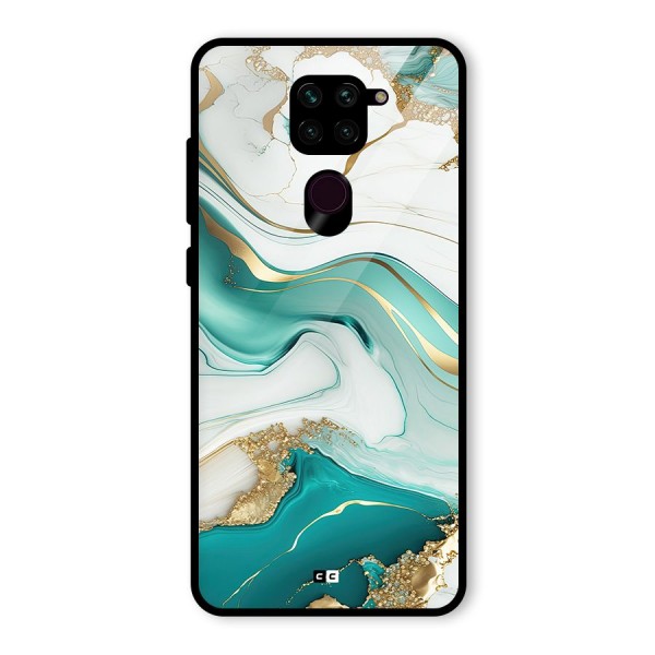 Marvelous Marble Glass Back Case for Redmi Note 9