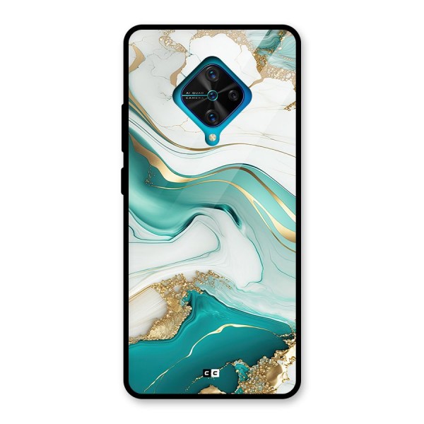 Marvelous Marble Glass Back Case for Vivo S1 Pro