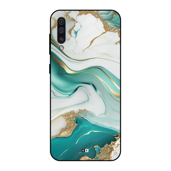 Marvelous Marble Metal Back Case for Galaxy A30s