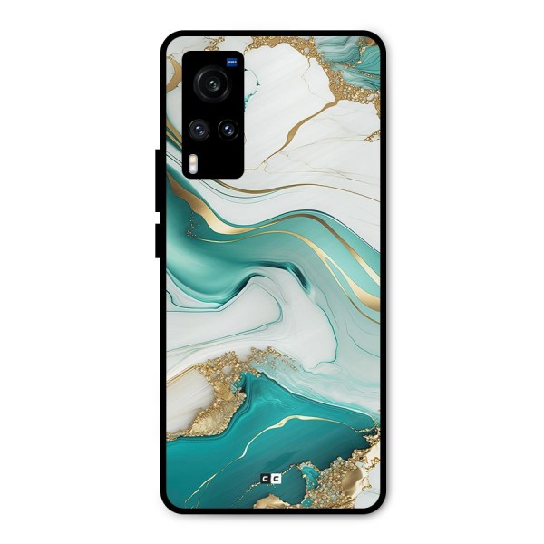 Marvelous Marble Metal Back Case for Vivo X60