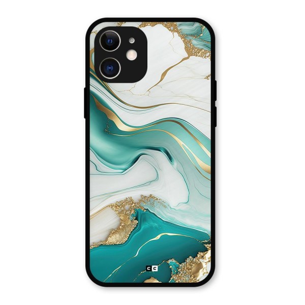 Marvelous Marble Metal Back Case for iPhone 12