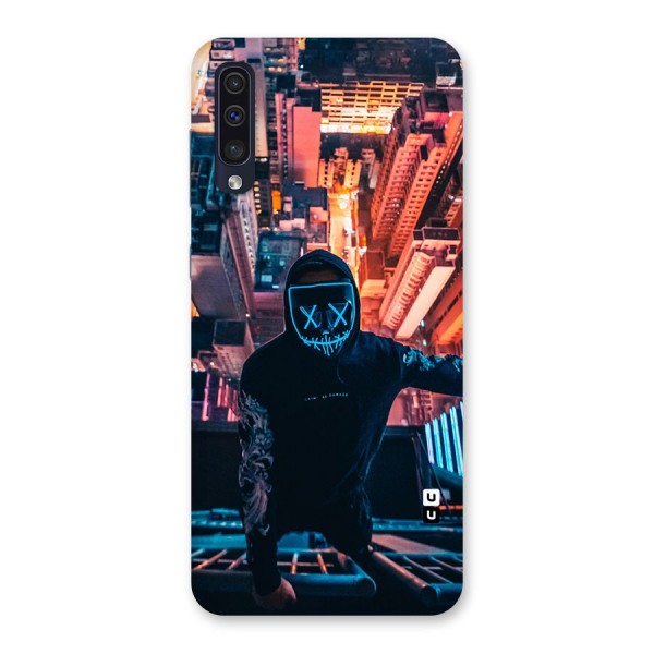 Mask Guy Climbing Building Back Case for Galaxy A50