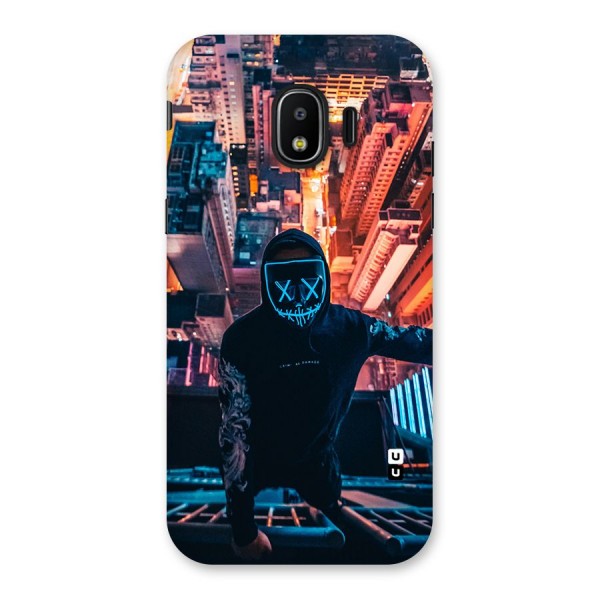 Mask Guy Climbing Building Back Case for Galaxy J2 Pro 2018