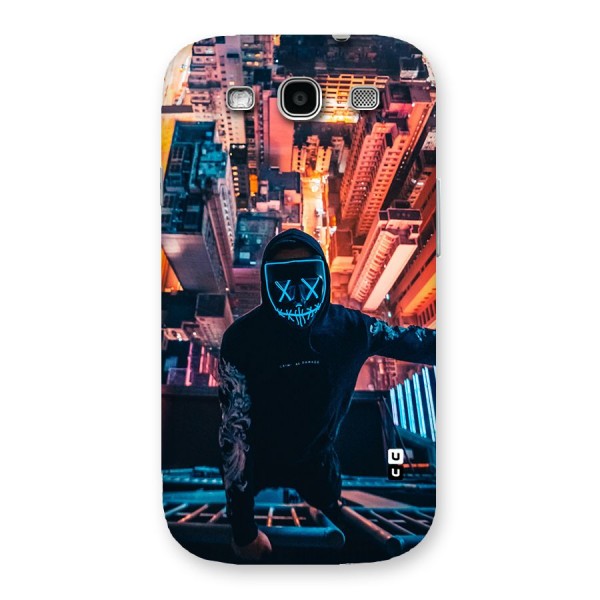 Mask Guy Climbing Building Back Case for Galaxy S3
