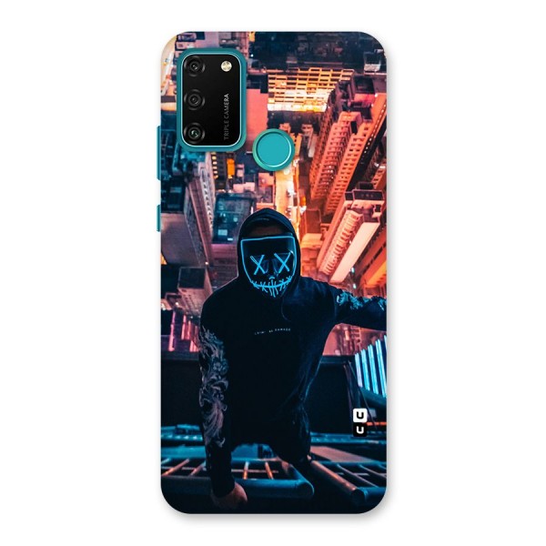 Mask Guy Climbing Building Back Case for Honor 9A