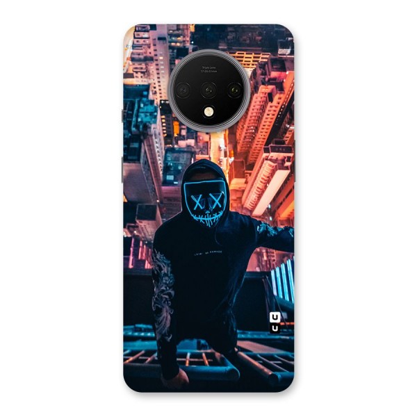 Mask Guy Climbing Building Back Case for OnePlus 7T