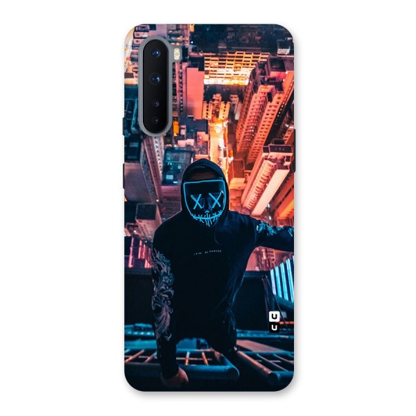 Mask Guy Climbing Building Back Case for OnePlus Nord