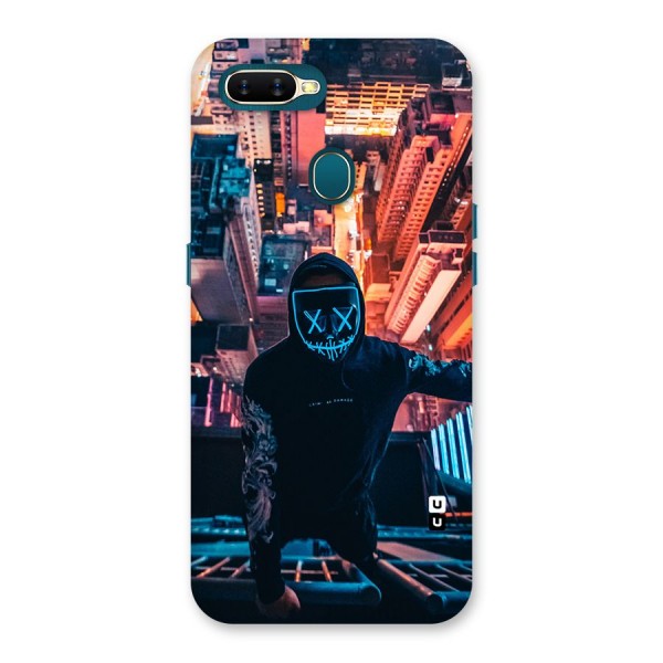 Mask Guy Climbing Building Back Case for Oppo A7