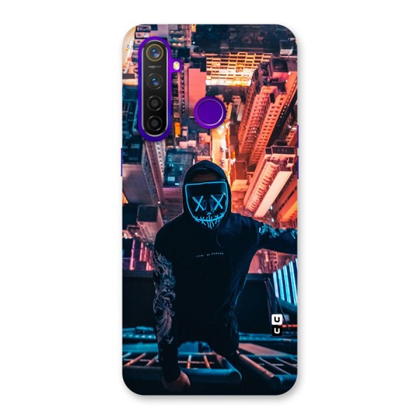 Mask Guy Climbing Building Back Case for Realme 5 Pro