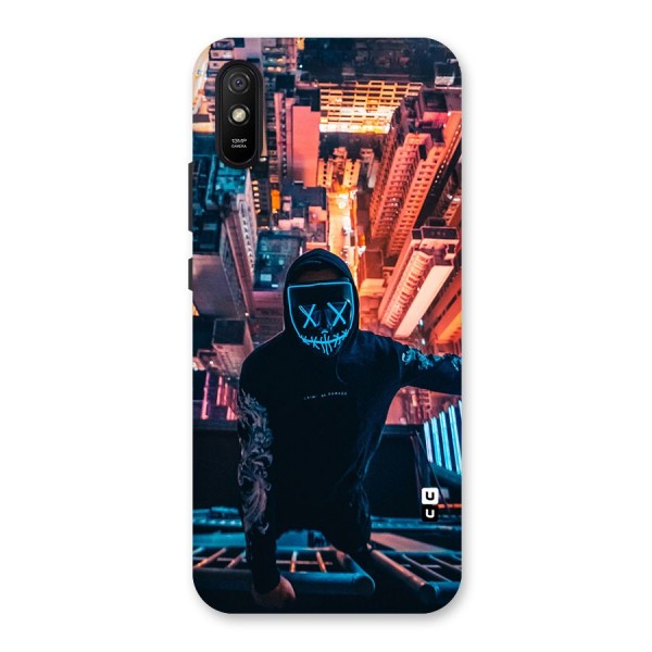 Mask Guy Climbing Building Back Case for Redmi 9i