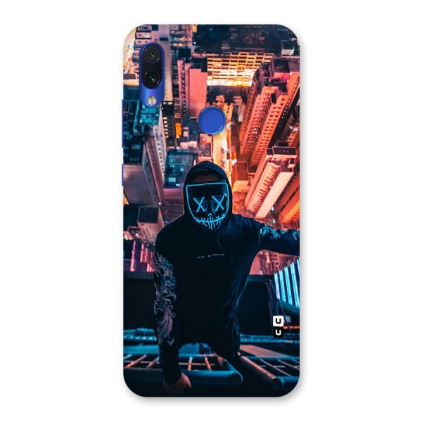 Mask Guy Climbing Building Back Case for Redmi Note 7