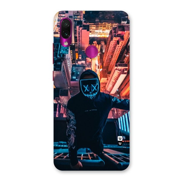 Mask Guy Climbing Building Back Case for Redmi Note 7 Pro