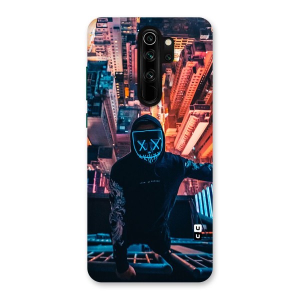 Mask Guy Climbing Building Back Case for Redmi Note 8 Pro