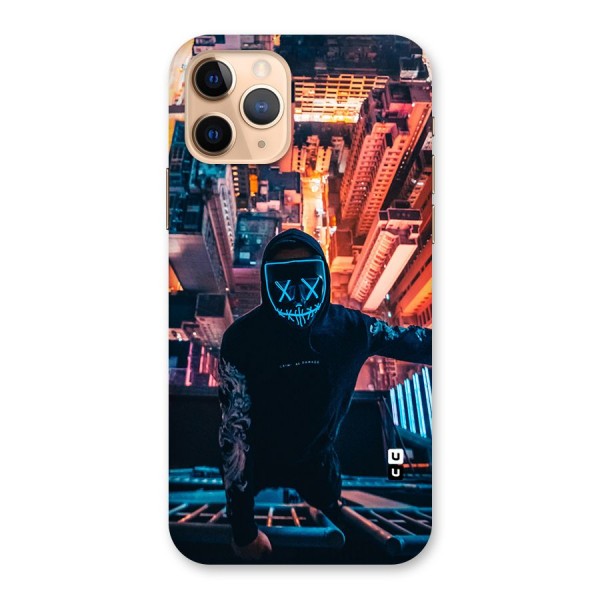 Mask Guy Climbing Building Back Case for iPhone 11 Pro