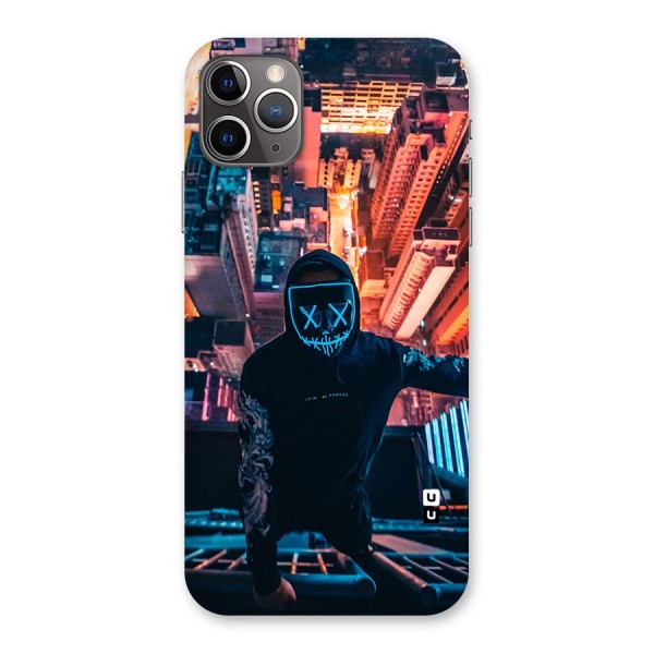 Mask Guy Climbing Building Back Case for iPhone 11 Pro Max